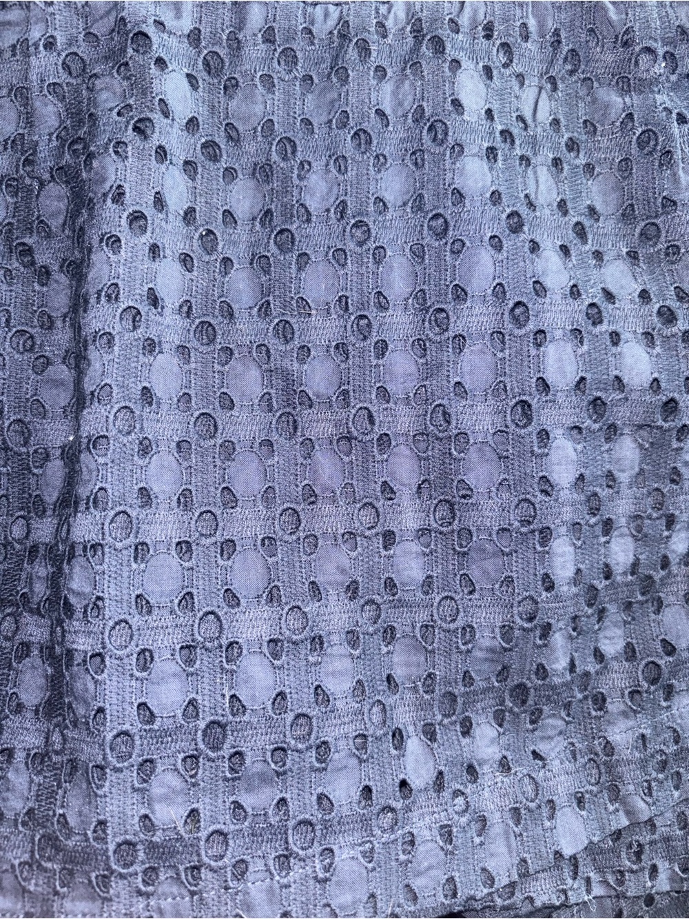 Cabi Navy Eyelet Lace Skort Size 2 | Preppy Coastal Mini Skirt Shorts Old Money - Picture 2 of 6